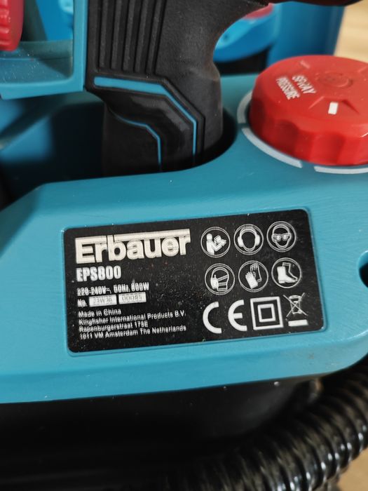 Pistolet malarski Erbauer EPS800 z regulacją, 2 dysze