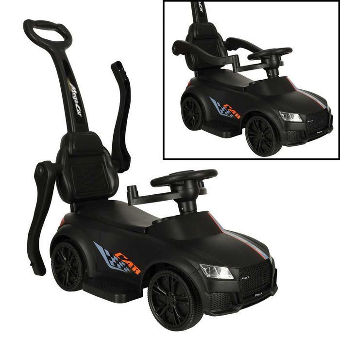 JEŹDZIK dla Dzieci z PROWADNIKIEM Chodzik PCHACZ z Dźwiękami Światłem