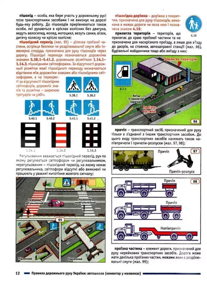 Правила дорожнього руху України коментар у малюнках 2024р