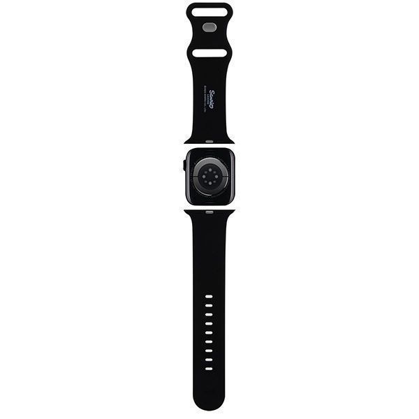 Pasek Hello Kitty Silicone do Apple Watch 42-49mm, Czarny