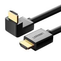 Ugreen kątowy kabel HDMI (90 stopni) 4K  1m czarny