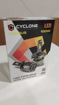 Лед світло  лампи авто Cyclone 100w 40 v2 H4