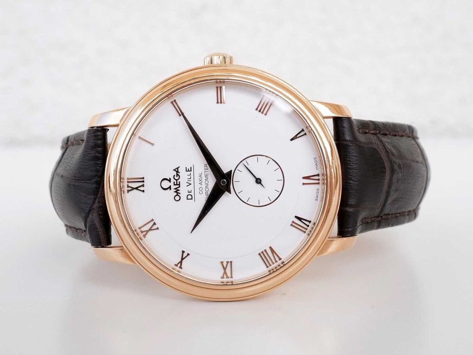 Omega De Ville Prestige Co-Axial Small Seconds 18K Rose Gold