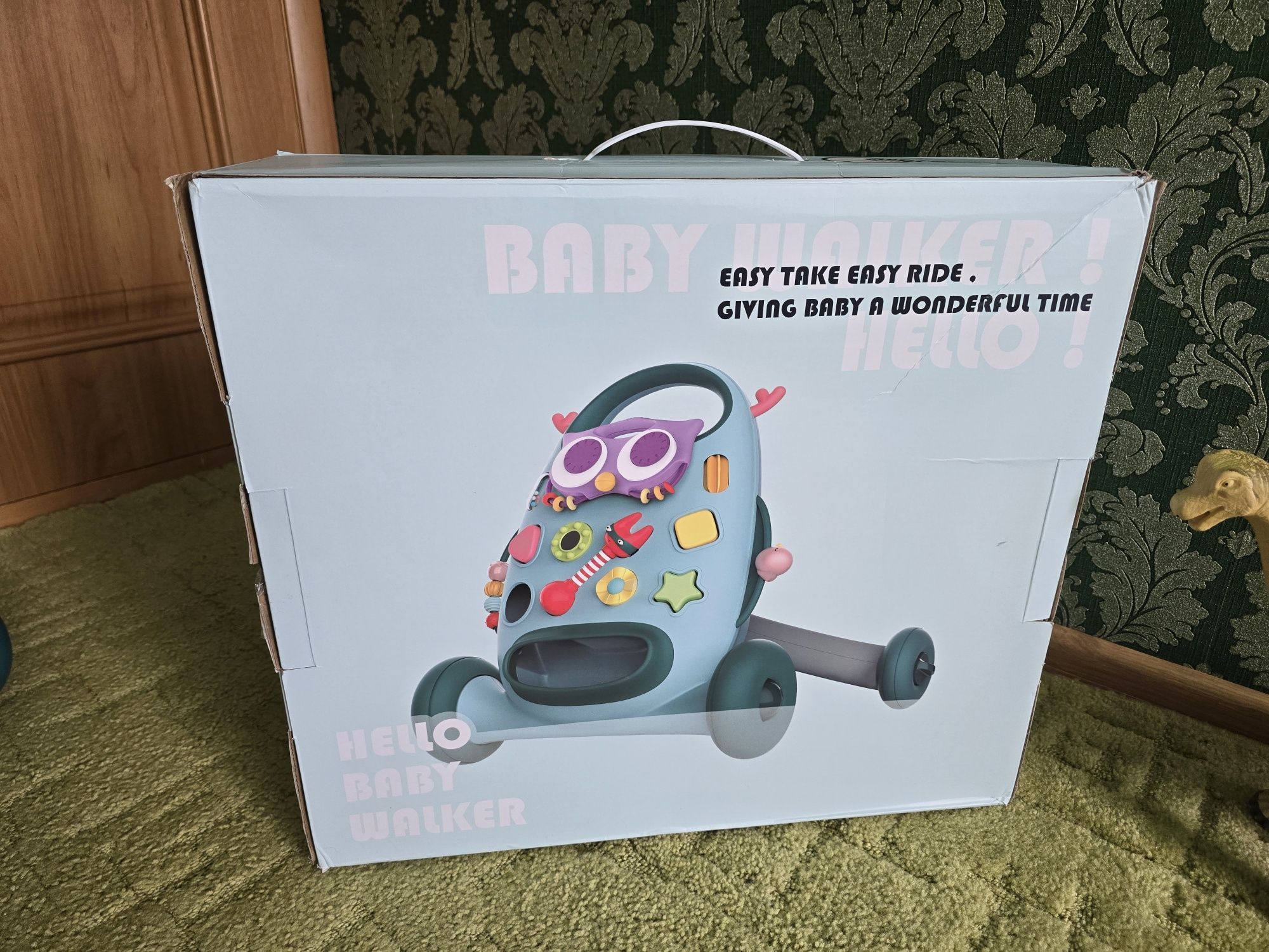 Каталка-ходунки El Camino Baby Walker + в подарунок намет(домик)