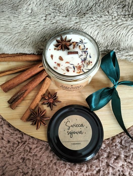 Świeca,świece sojowe zapachowe handmade,na prezent, podziękowanie
