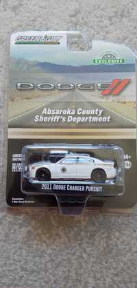Dodge Charger Pursuit White Greenlight 1:64