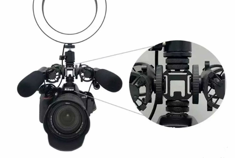 Металевий перехідник адаптер кріплення на гарячий башмак фотокамери