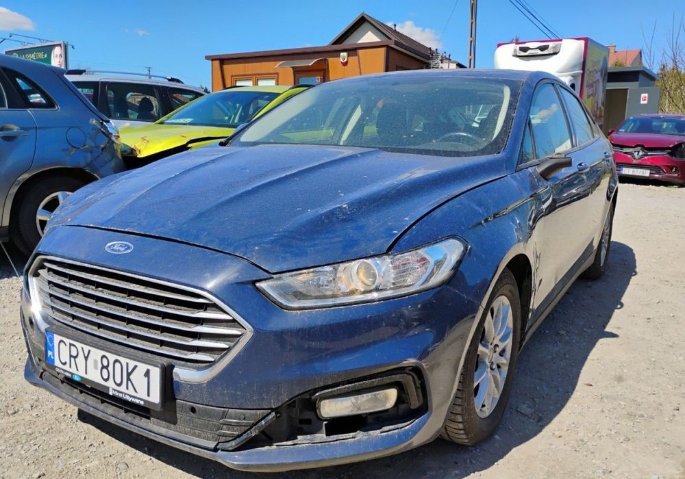 Ford Mondeo 2019r, 2.0 TDCI. Uszkodzony przód. Jeździ.