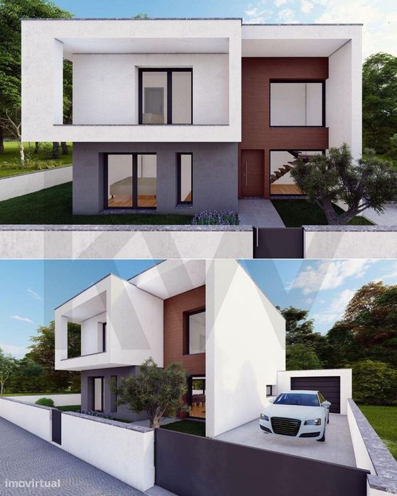 PARA VENDA: Moradia Unifamiliar V4, edificada num lote de terreno co