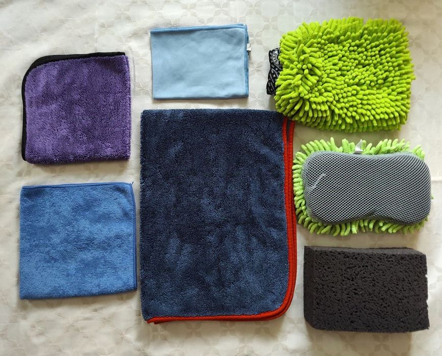 Рушники і губки для мийки авто