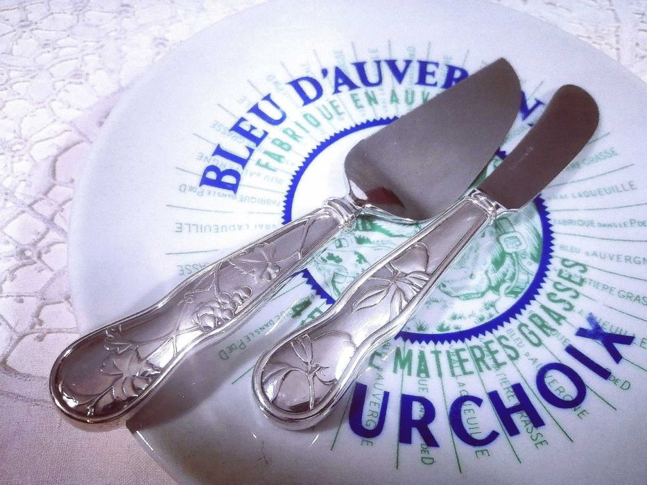 Conjunto Vintage Tiffany & Co. para Servir Queijo – Caixa Original