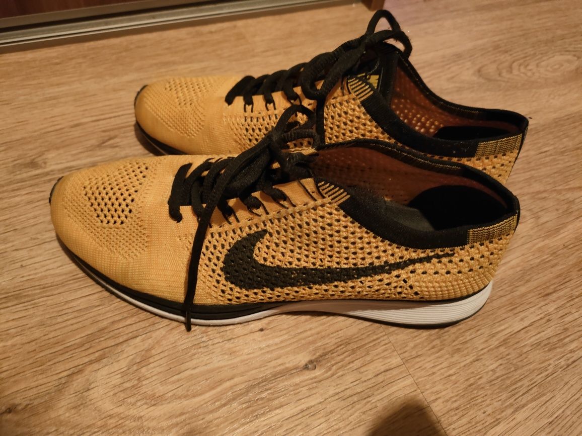 Buty męskie NIKE FLYKNIT RACER CHEETOS Laser YELLOW rozmiar 45 Unikat