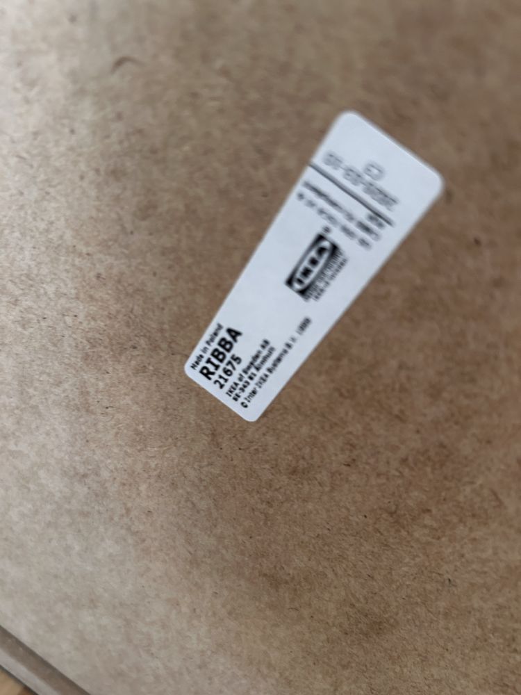 Lustro IKEA RIBBA 52x52 czarne - 5 sztuk dostępne