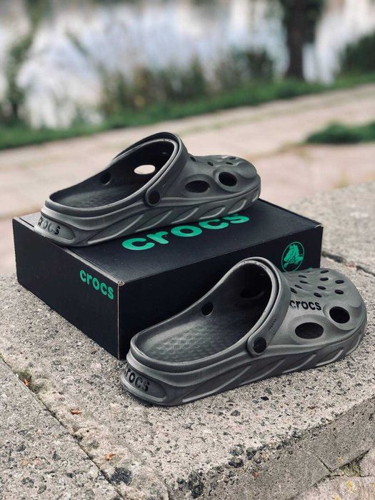 Crocs Dark Green мужские для дома улицы квартиры Тапочки Крокс чоловіч