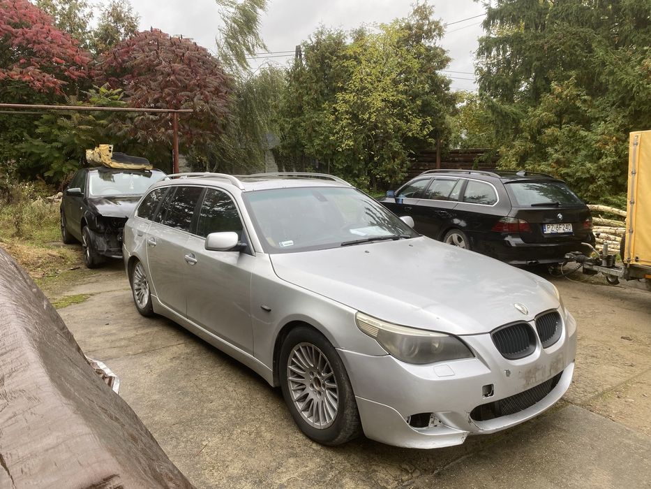 Bmw e61 m pakiet 3.0d 218km części swap automat hak panorama