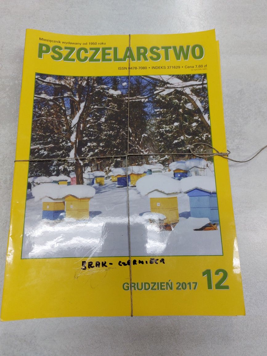 Magazyn Pszczelarstwo. Rocznik 2017. 11 sztuk