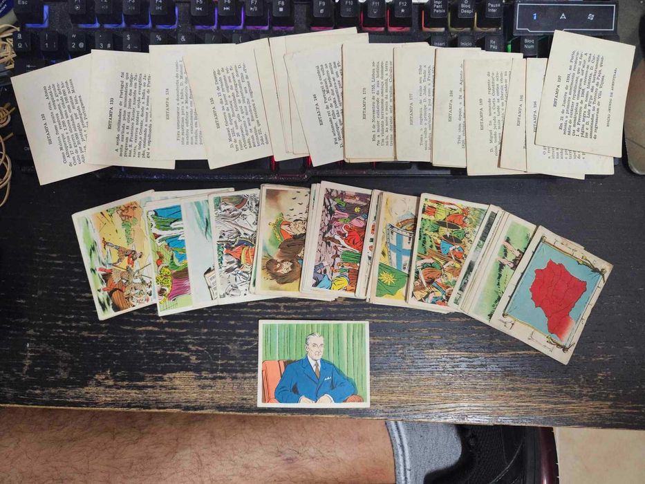 107 Cromos Historia de Portugal 1953 Primeira Edição todos diferentes