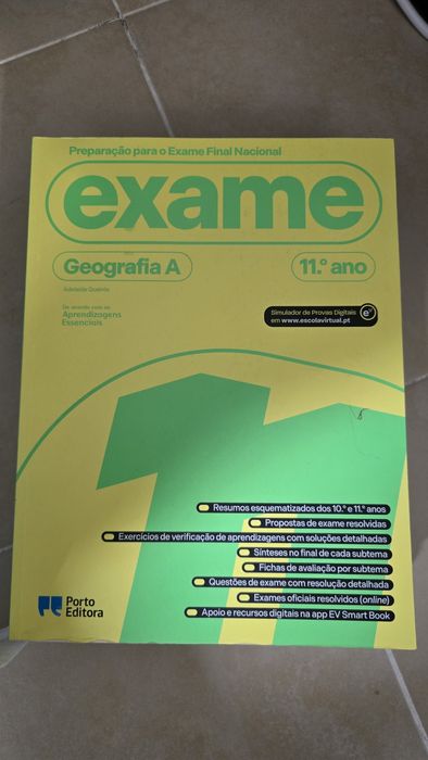Preparação exame nacional Português, História A e Geografia A