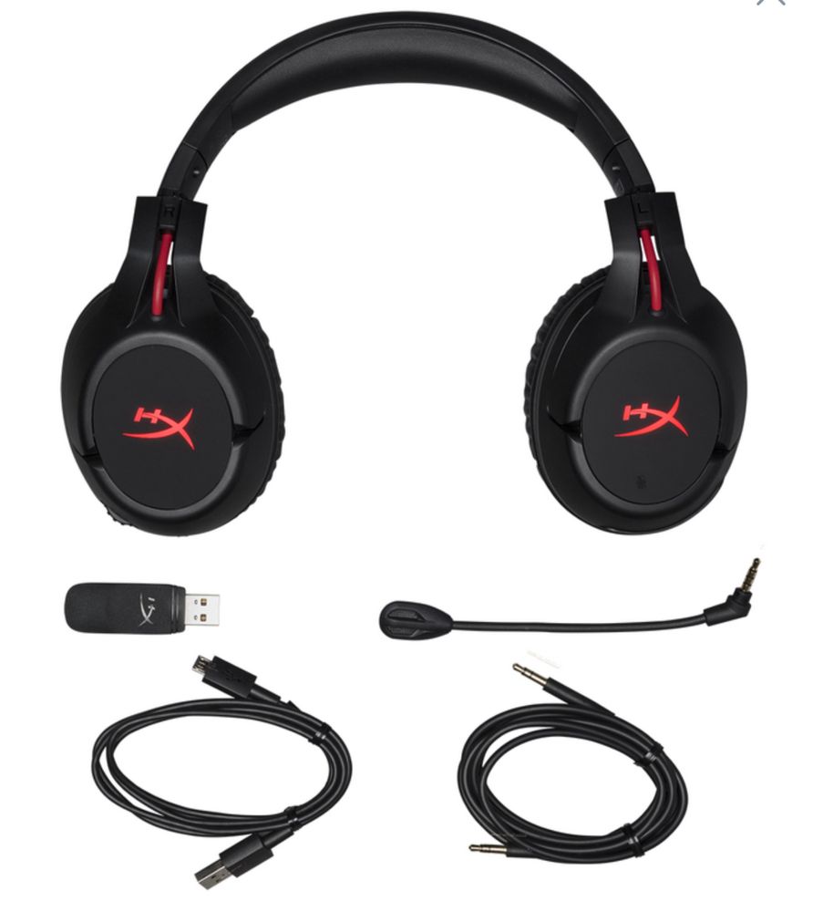 Гарнитура игровая безпроводная HyperX Cloud Flight (HX-HSCF-BK/EM)