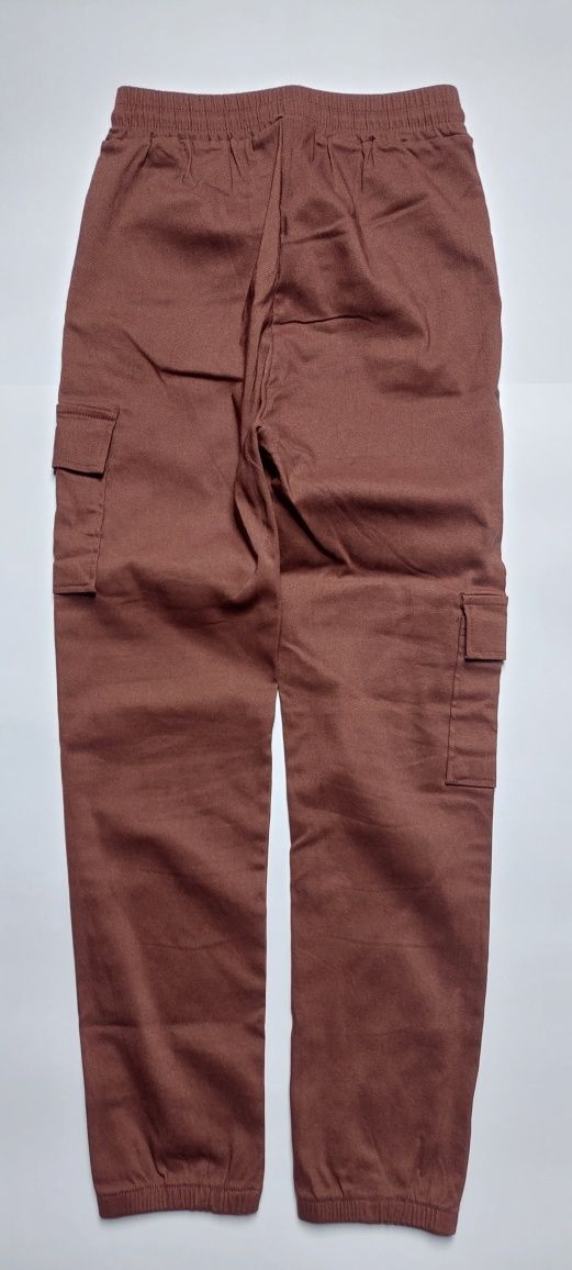 Spodnie bojówki brązowe z zamkiem M /L