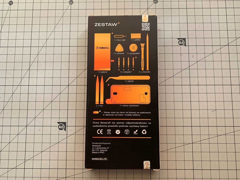 Bateria - Zestaw do wymiany - iPhone SE/5SE - większa pojemność
