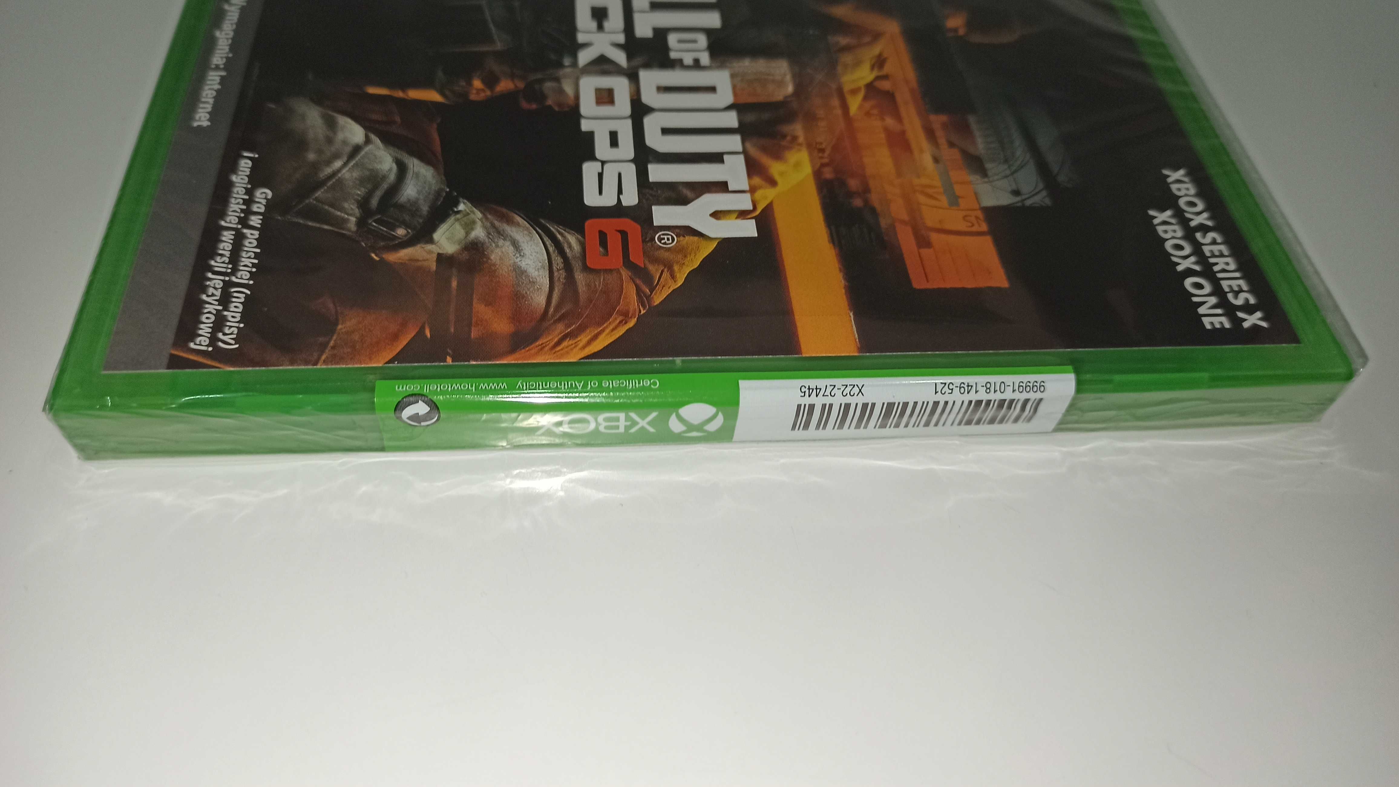 xbox CALL OF DUTY BLACK OPS 6 PL po polsku, okł polska, NOWA na płycie
