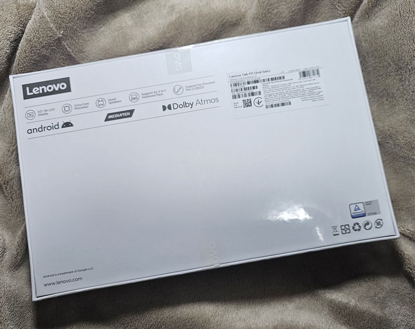 Планшетный ПК Lenovo Tab P11 (2nd Gen) TB350XU 6/128GB 4G Storm Grey
