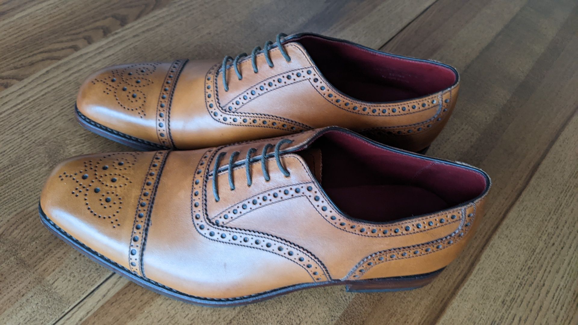 Туфли Loake броги оксфорд