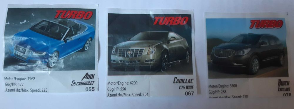 Вкладиші Love is ... та Turbo