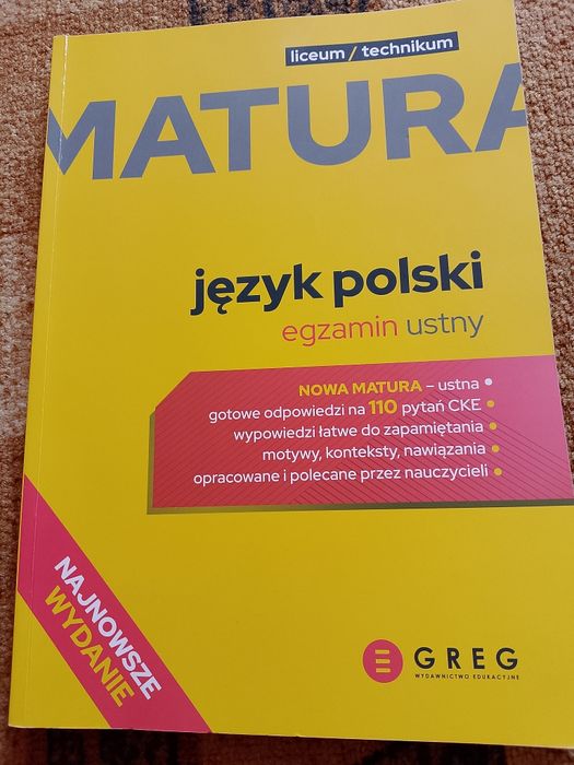 Matura język polski liceum i technikum