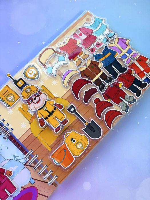 Альбом на липучках "Щенячий патруль. Зимова місія"