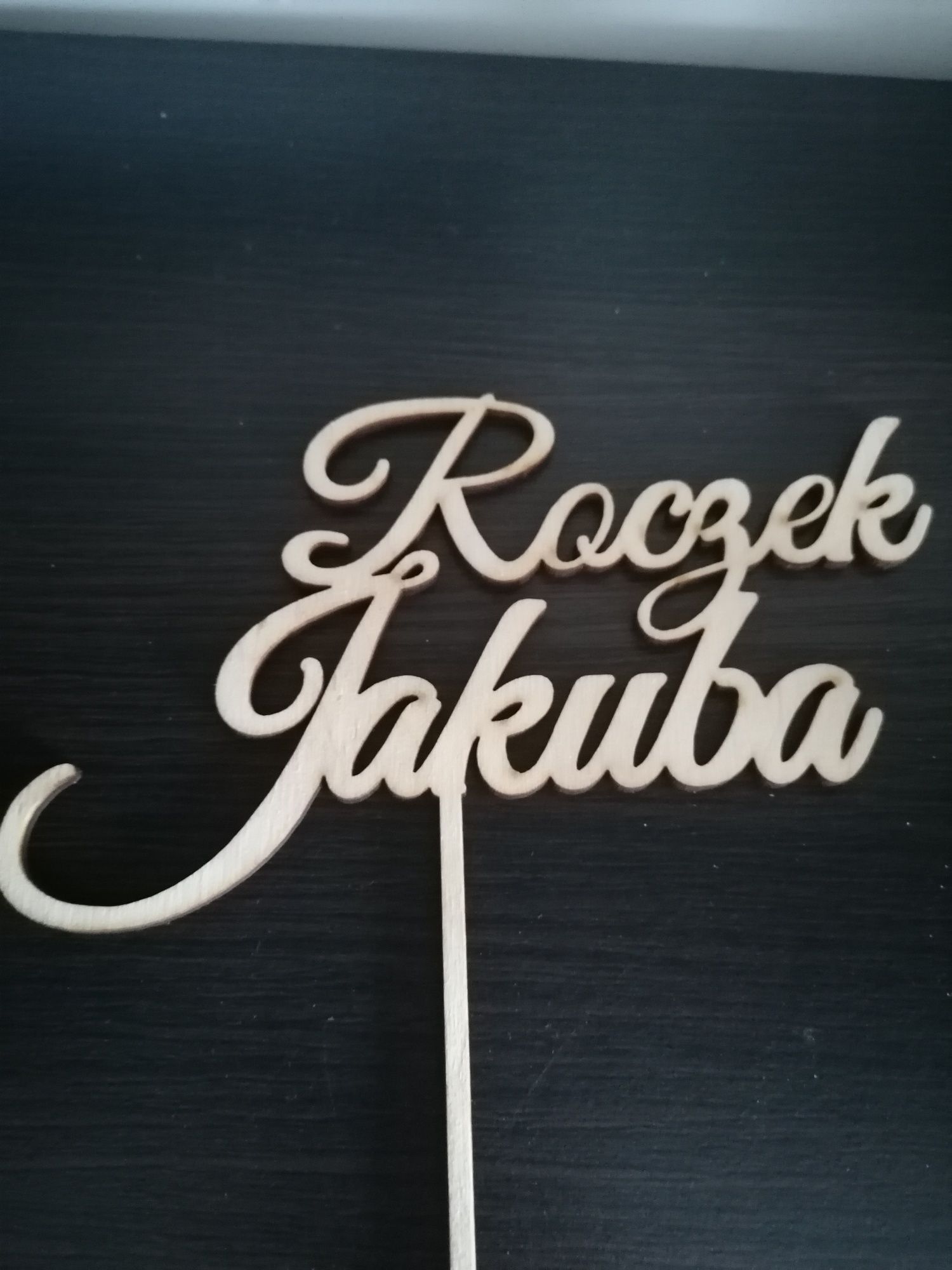 Toper roczek Jakuba ozdoba na torta