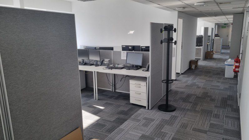 Biurko szare 140x80 biurka MIKOMAX