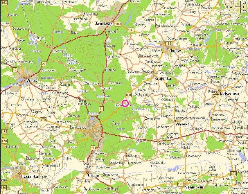 Działka budowlana - Skórka - 354 m2