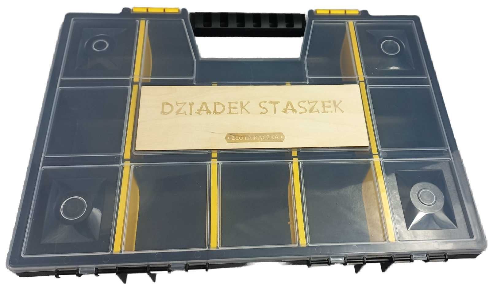 Dzień dziadka skrzynka organizer na narzędzia i śrubki.