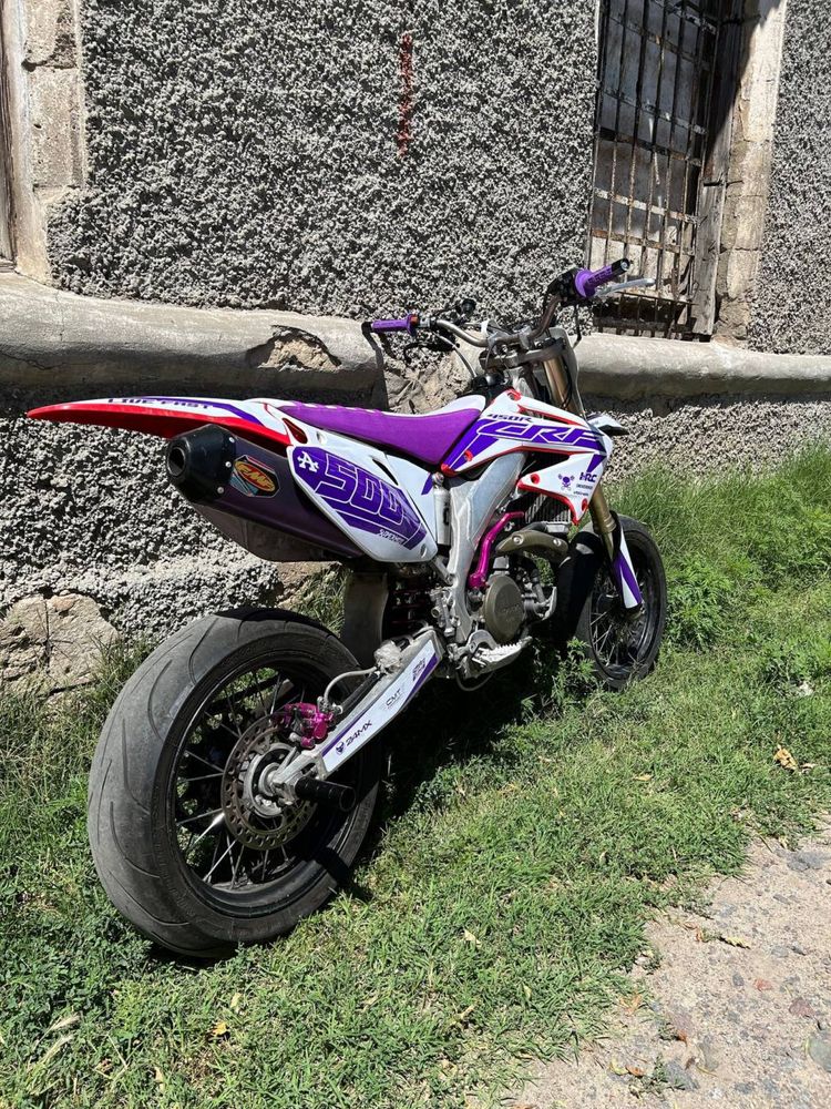 Honda crf450r supermoto