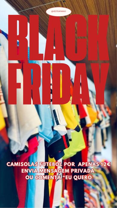 Camisolas futebol por apenas 12€