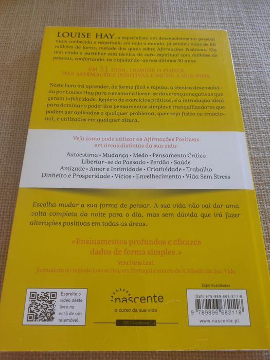 Livro de Auto-Ajuda Louise Hay