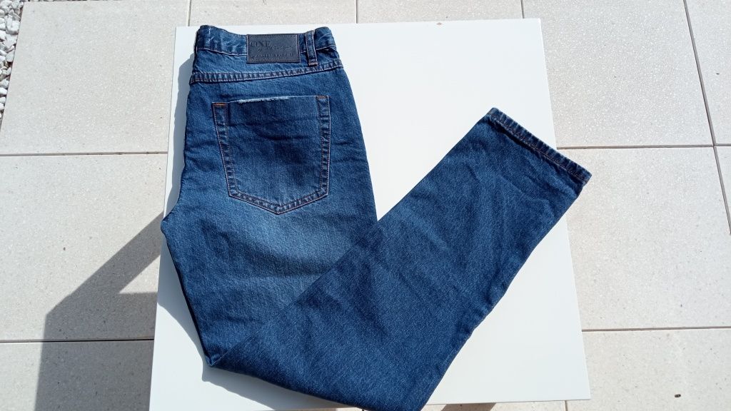 Jeansy niebieskie, rozm M, nowe bez metki firmy One X Oneteaspoon