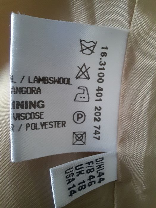 Піджак з вовни та ангори