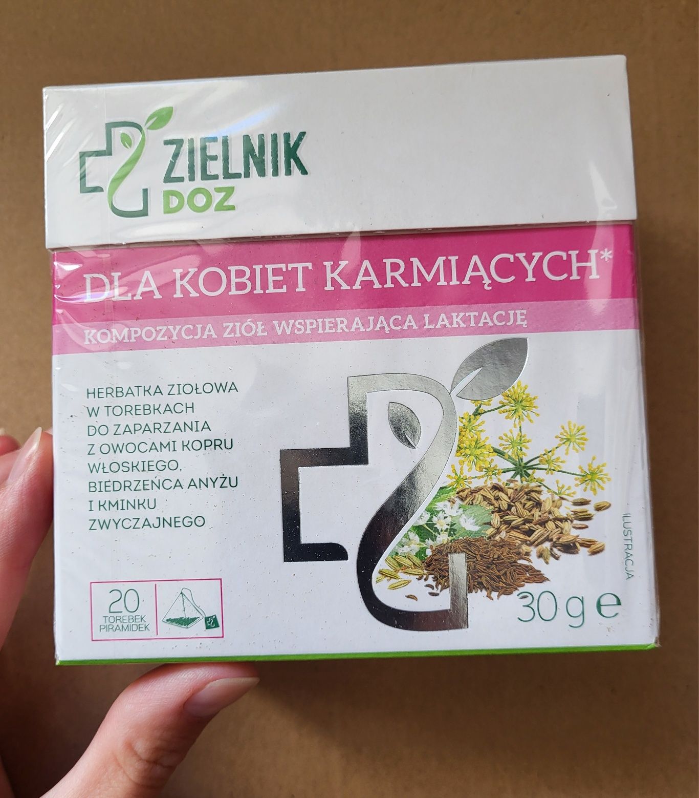 Herbatka dla kobiet karmiących, doz zielnik