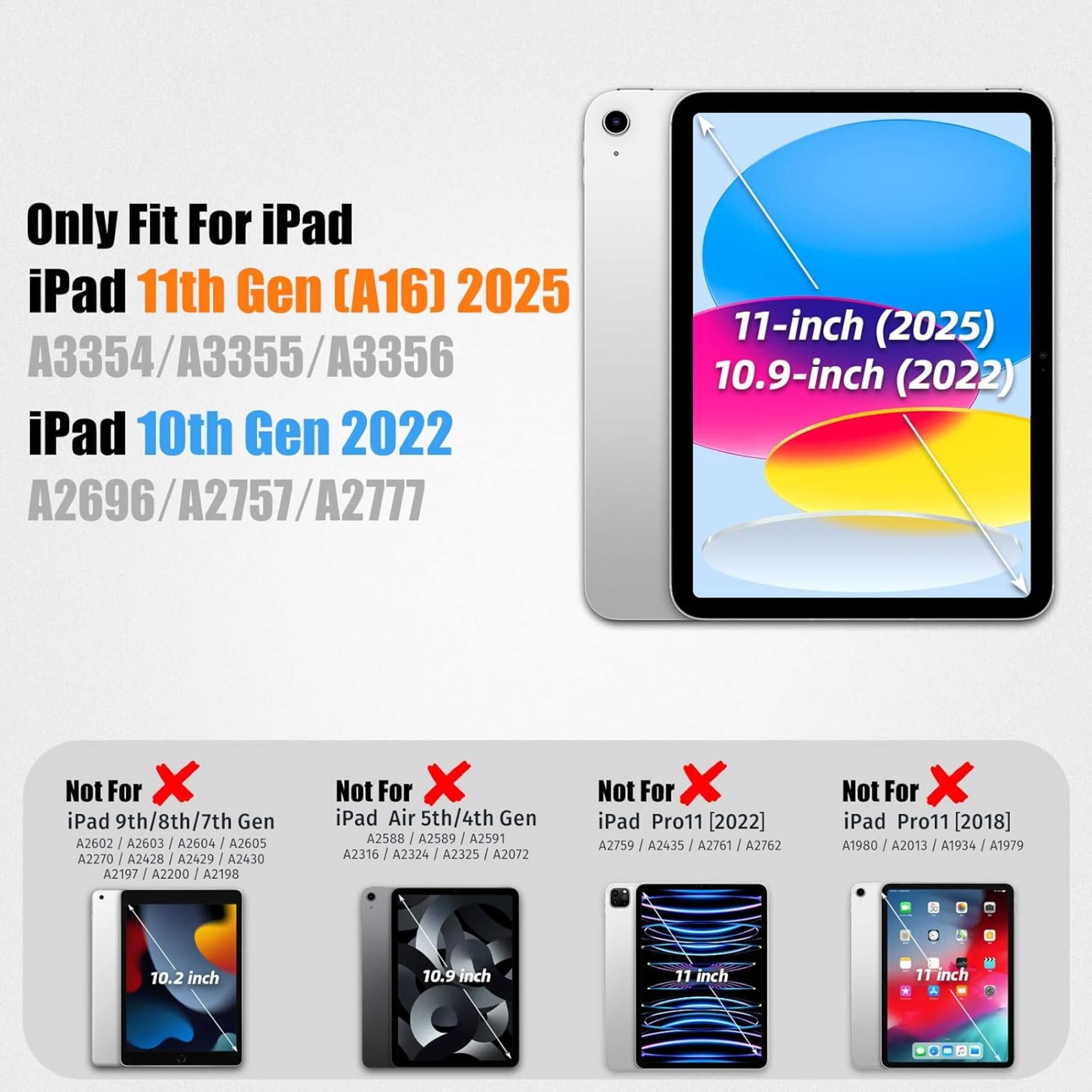 ETUI z klapką do APPLE IPAD 10.9" 10 gen 2022