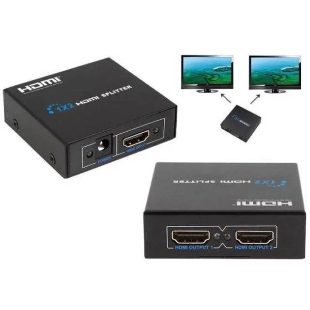Розгалужувач HDMI на 2 порти, HDMI SPLITTER для моніторів і ТВ 9219