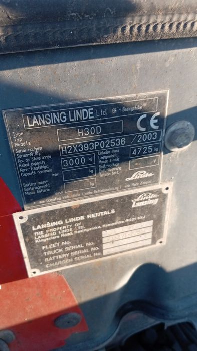 Wózek Linde h30 d