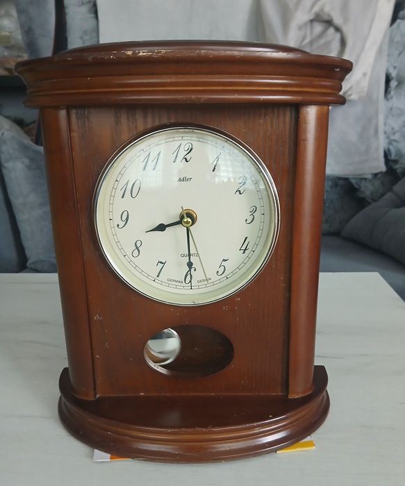 Zegar kominkowy Adler. Dąb.