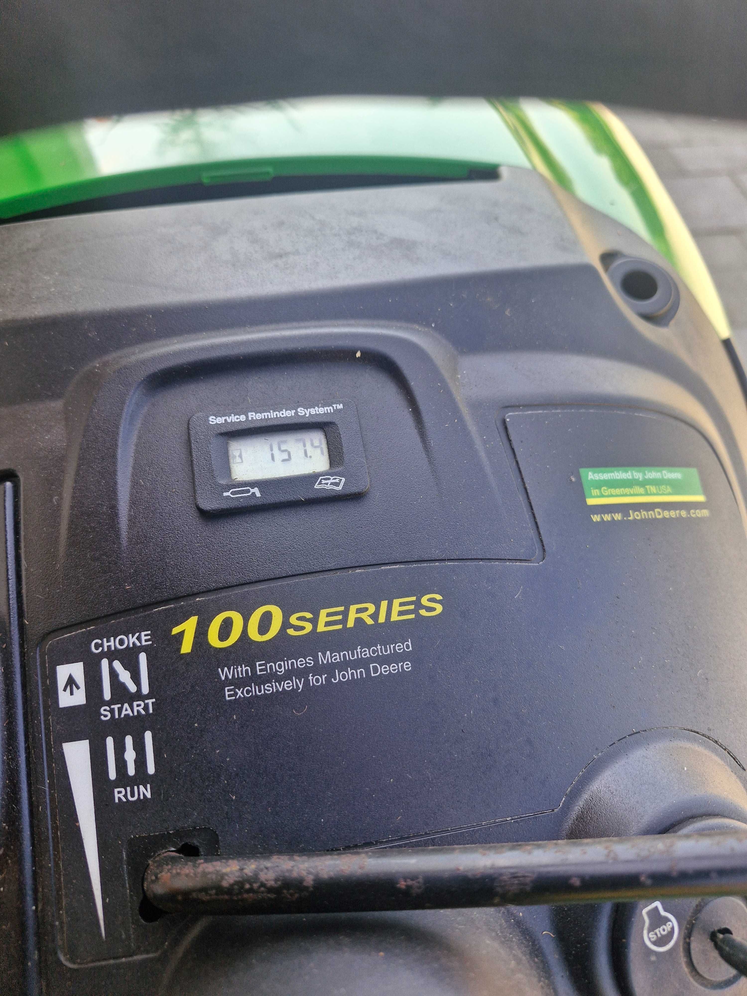 Kosiarka traktorek john deere X125 briggs 18,5hp hydrostatic 2013r