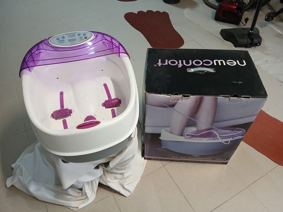 Massajador de pés e spa
