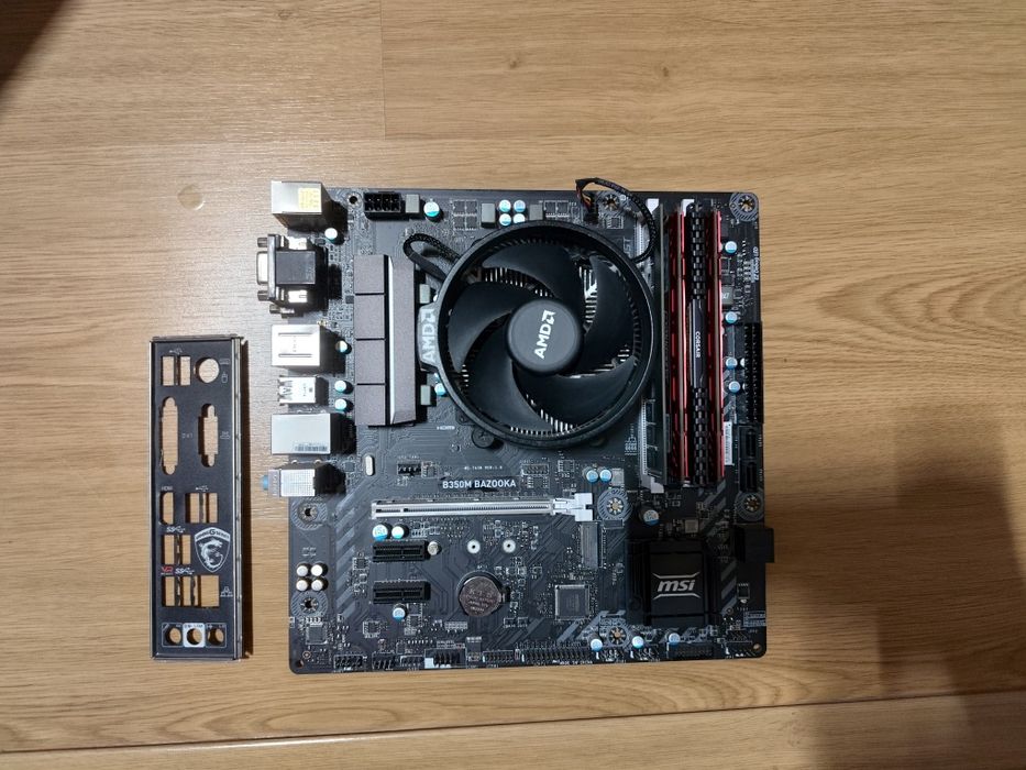 Bundle MSI B350M Bazooka + Ryzen 5 2400G + 40Gb Ram