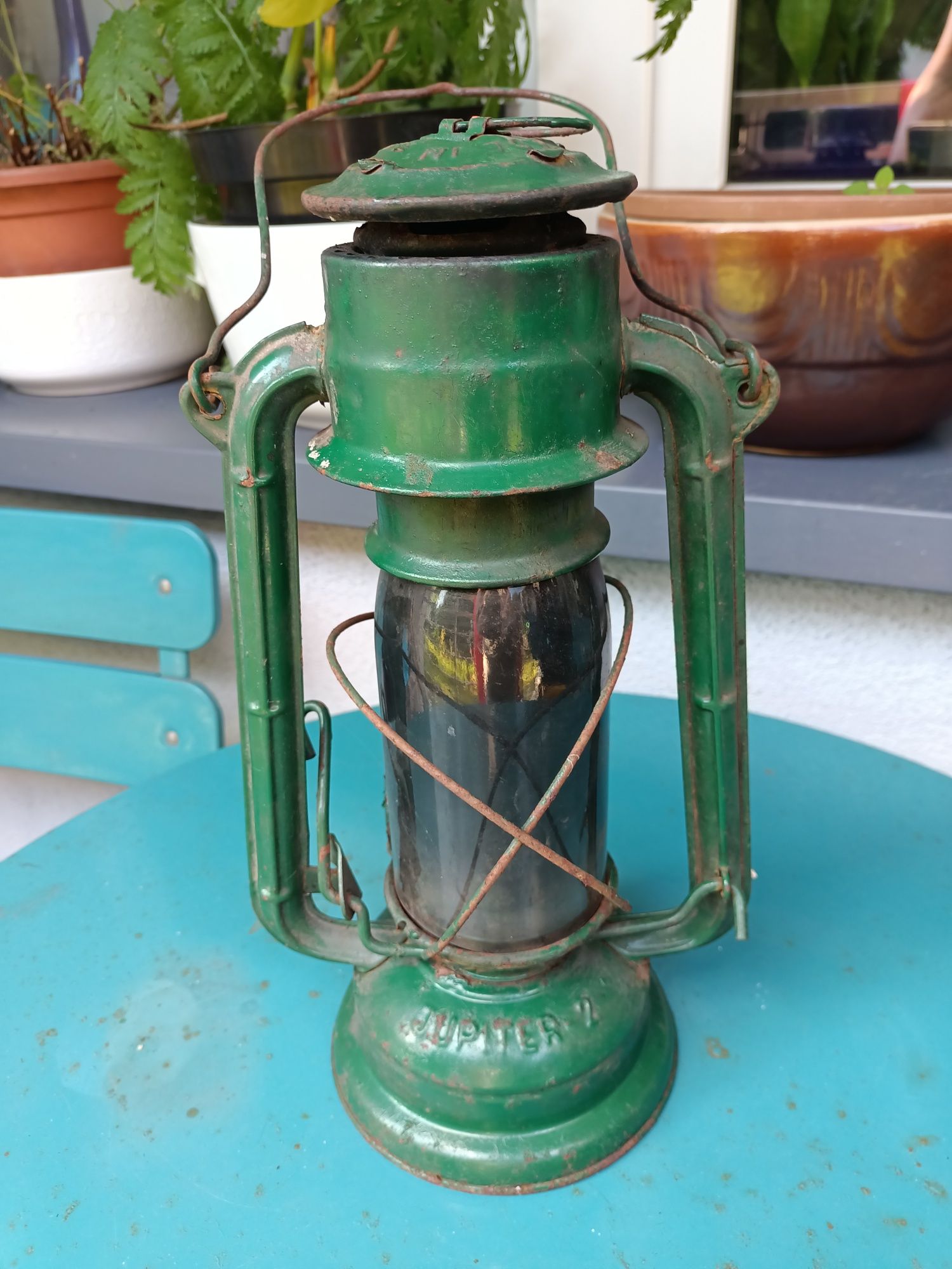 Stara oryginalna lampa naftowa JUPITER 2 kompletna z knotem!