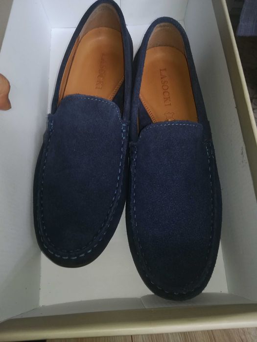 Mokasyny skórzane Lasocki , rozm. 41, wkładka 28 cm